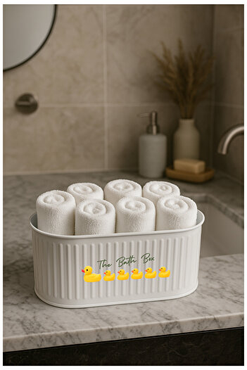 hemlife Decorative Multi-Purpose Storage Box Organizer Bathroom Kitchen Jewelry Organizer Printed Box