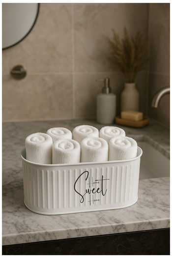 hemlife Decorative Multi-Purpose Storage Box Organizer Bathroom Kitchen Jewelry Organizer Printed Box