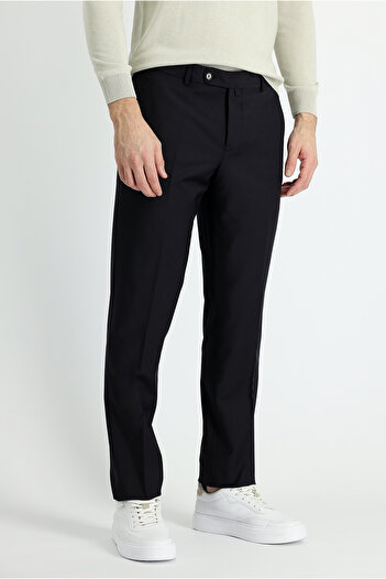 Kiğılı Relaxed Fit Comfortable Cut Wool Classic Fabric Trousers