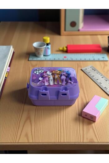 SANALTİCARETİM My Little Pony 4 Compartment Lunch Box Food Storage Container
