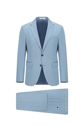 Kiğılı Relaxed Fit Comfortable Cut Cotton Lyocell Classic Suit