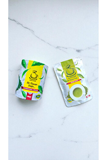 Karadeniz Matcha High Quality Matcha 50 g and Ceremonial Grade Matcha Tea 25 g (Domestic Production)
