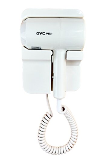 GVC PRO 1200W White Wall Mounted Hair Dryer for Bathrooms and Hotels - GVCHD-385