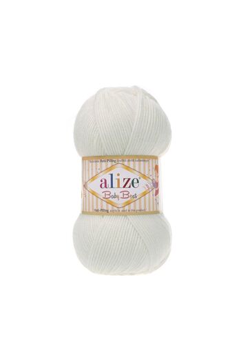 Alize 5 Pieces Baby Best BAMBOO CONTAINED NON-COOKING BABY CARDIGAN 450 PEARLS FOR Pullover and Duck