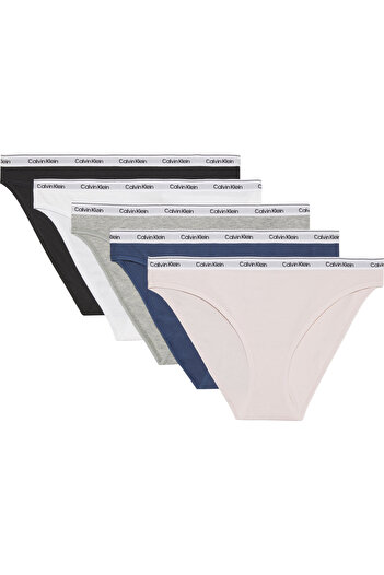 Calvin Klein Kadın Marka Logolu Elastik Bantlı Günlük Kullanıma Uygun Mavi Külot 000QD5208E 31V