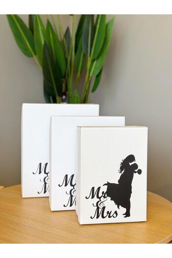 KOLİX Mr & Mrs Box-Bride Groom Gift Box-Engagement Bundle Box-Special Design Gift Box