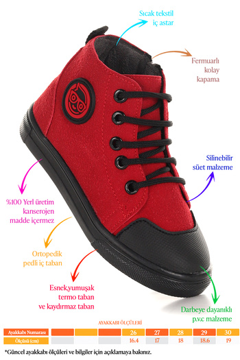 Kiko Kids Kai Zippered Girls' Casual Boots Shoes