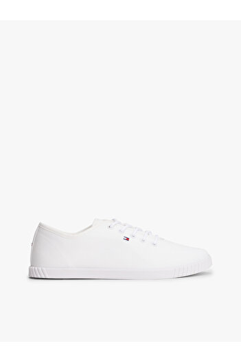 Tommy Hilfiger Adidași din pânză cu șireturi