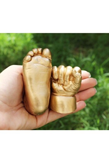 VOSVOSBABYSTORE 3d Heykel Uygulama Kiti 1 El 1 Ayak 0-3 Altın(YETKİLİ TEK SATICI VOSVOSBABYYY MAĞAZAMIZDIR )