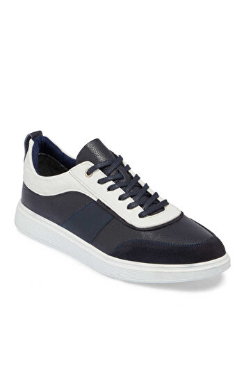Tergan Lacivert Hakiki Deri Erkek Sneaker - E24I1AY56842-A31