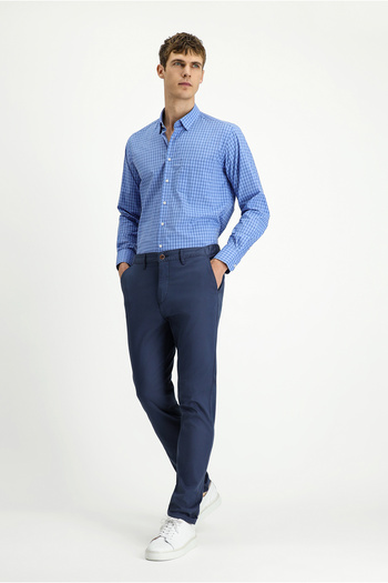 Kiğılı Slim Fit Slim Fit Elastic Waist Lycra Canvas / Chino Trousers