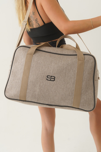 Solo Bag Linen Large Size Daily Shoulder Travel Mother Sports Bag