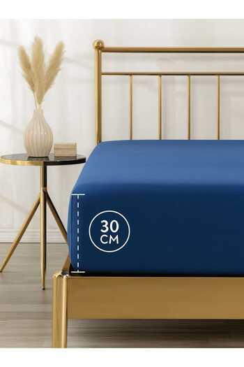 MİLAYS LİFE HOME COLLECTİON 100% Cotton Single or Double Size Fitted Bed Sheet (Fi̇tted Jersey/Combed Cotton Bed Sheet)