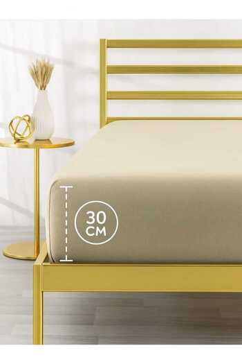 MİLAYS LİFE HOME COLLECTİON 100% Cotton Single or Double Size Fitted Bed Sheet (Fi̇tted Jersey/Combed Cotton Bed Sheet)