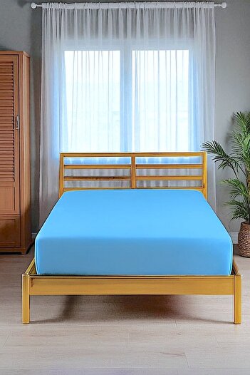 MİLAYS LİFE HOME COLLECTİON 100% Cotton Single or Double Size Fitted Bed Sheet (Fi̇tted Jersey/Combed Cotton Bed Sheet)