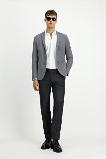 Kiğılı Super Slim Fit Extra Slim Fit Seersucker Jacket