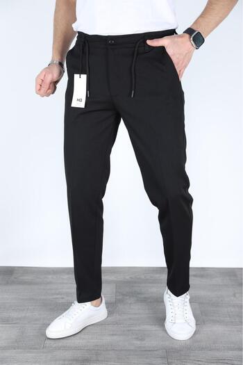 ATKGİYİM Pantolon kumaş pantolon regular kesim bel lastikli