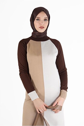 Alvina TRICOLOR TRICOT DRESS 42084