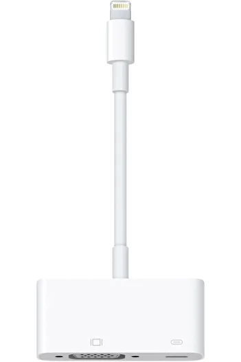 fulina Apple Lightning To VGA Adapter,White