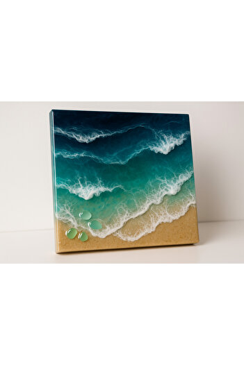 POWER TIME EPOXY 7.5 Kg Hobby Epoxy Ocean & Sea/ Deniz Efekti Şeffaf Epoksi Reçine Ince Döküm Power Tıme Hobby Epoxy