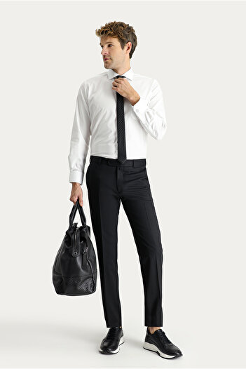 Kiğılı Relaxed Fit Comfortable Cut Wool Classic Fabric Trousers