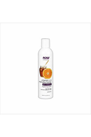 Now Solutions Vitamin C And Manuka Honey Gel Cleanser - 237 ml