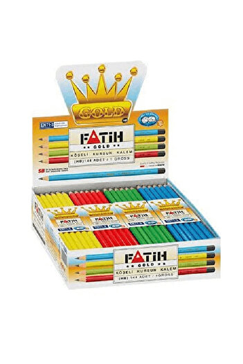 Fatih Gold Pencil Pink (12 Pieces)