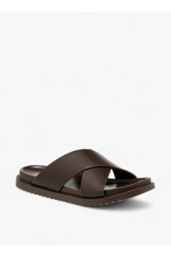 LBL by Shoexpress Cross Strap Slip-On Sandals