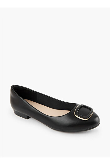 Flora Bella by Shoexpress Solid Slip-On Ballerina Shoes