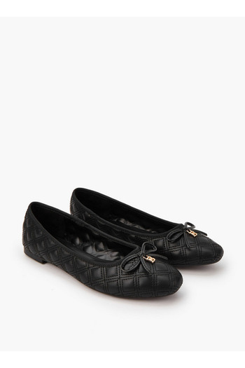 Flora Bella by Shoexpress Bow Accent Slip-On Ballerina Shoes