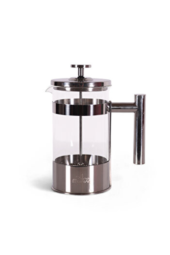 Any Morning 600 ml Paslanmaz Çelik French Press, 3 Katmanlı Filtreli Ff110