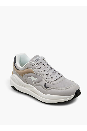 Kangaroos Men's Panelled Sports Shoes with Lace-Up Closure