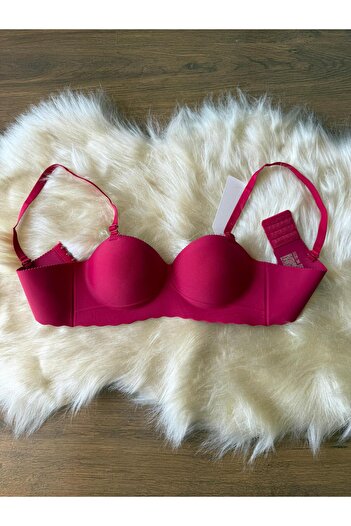 Elora Laser Cut Model Red (Cherry) Underwear Bra