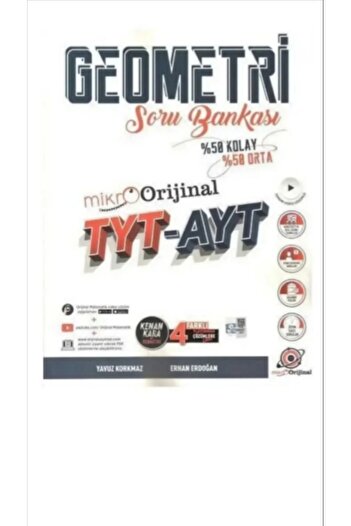 Orjinal Yeni Müfredat Orijinal Yayınları Tyt Ayt Geometri Mikro Soru