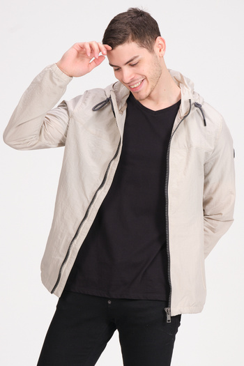 PIQUE Men coat hooded men's raincoat