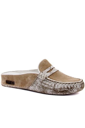 SailLakers - Γυναικείες παντόφλες σπιτιών Mink Suede 109-560-B