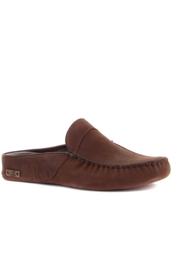 SailLakers Sail Lakers - Καφέ Nubuck Ανδρικές παντόφλες σπιτιού