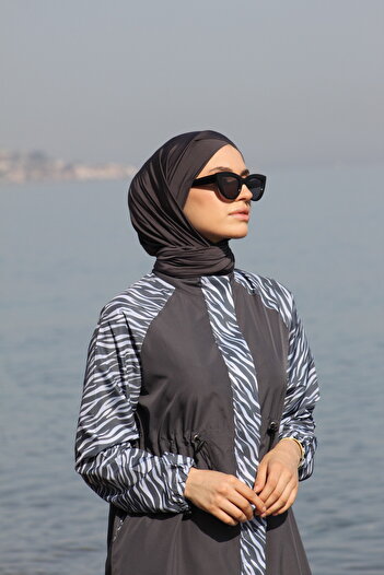 esmarazdesign Size 38 Full Hijab Swimsuit Set - Quick Dry