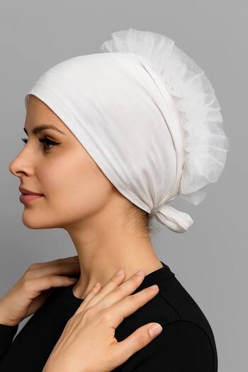 ALDAİR Hijab Ruffled Bonnet-Fif2512