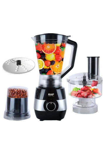 barste Set blender 6 in 1, 450W, tocator, mixer, tel, stick blender, vas 500ml