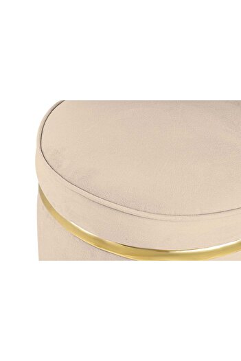 Gazzini Furniture Zerafet Gold Luxery Puf