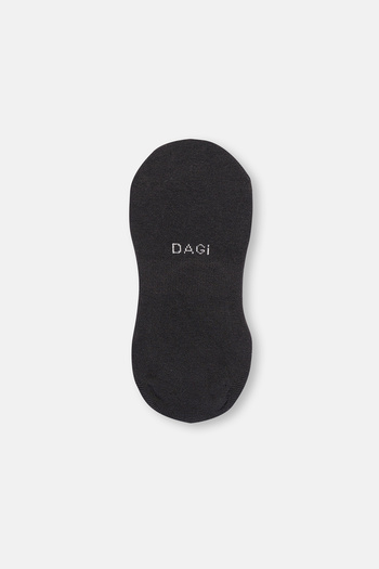 Dagi Black Women's Cotton Invisible Socks 3-Piece