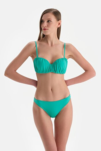 Dagi Mid Waist Mint Green Bikini Bottom