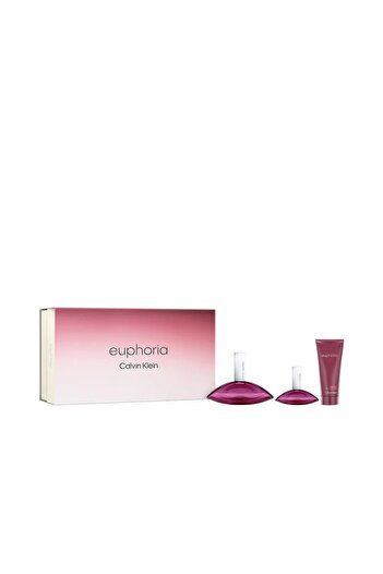 Calvin Klein Calvin Klein Euphoria Gift Set – Eau de Parfum 100ml + Body Lotion 100ml + Mini EDP 30ml for Women