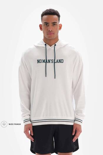 Dagi White Men's No Man's Land εμπριμέ φούτερ