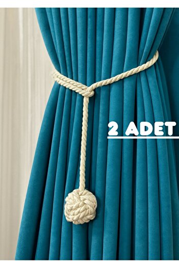 MACROMEKİDS 2Pcs Curtain Buckle, Curtain Tie Bohemian Style Decorative Curtain Holder Accessory