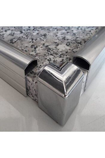 VİVA 4 cm 501-550 cm Kitchen Countertop Edge Water Retaining Barrier Aluminum Profile
