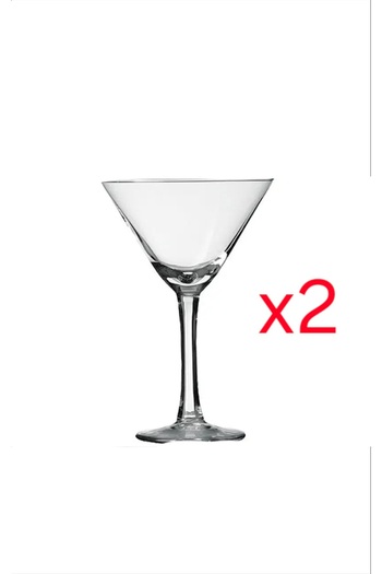 Porland Free Martini Glass 2 Pcs 193Cc