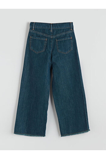 LC Waikiki Girl's Jeans Pants with Adjustable Elastic Waist