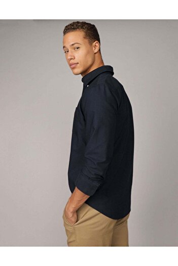 AMERICAN EAGLE AE Slim Fit Everyday Oxford Button-Up Shirt